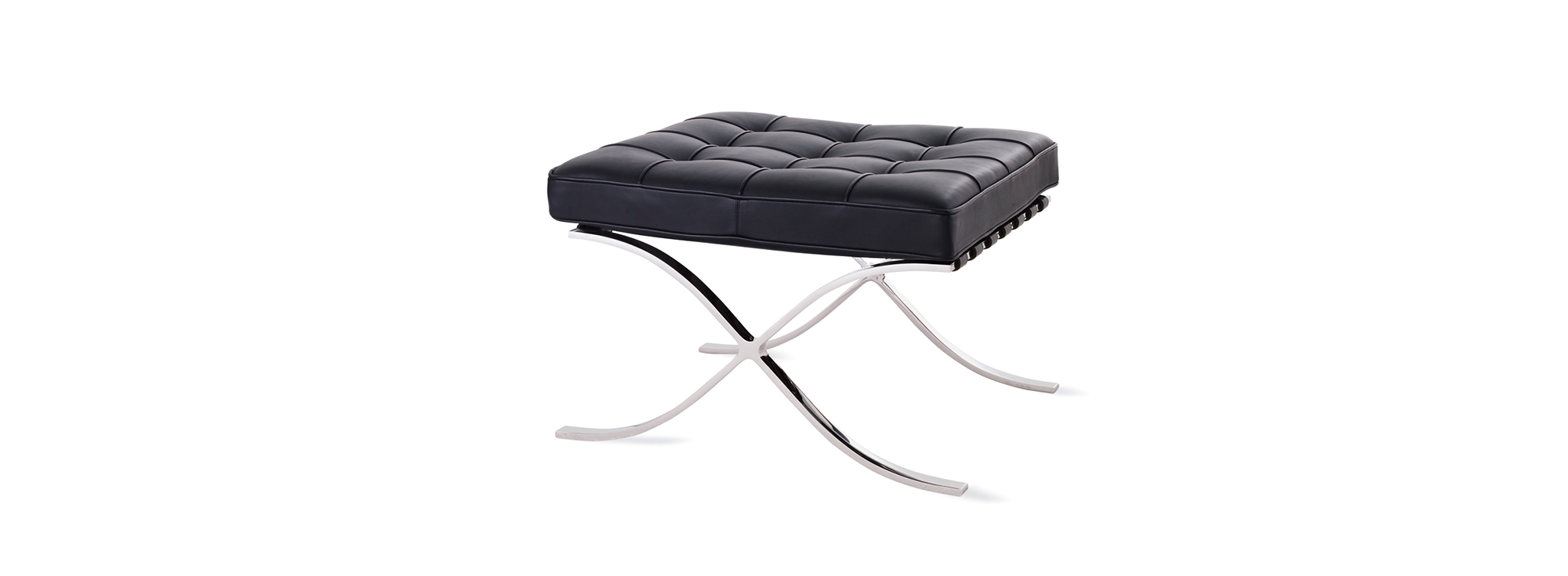 Knoll Mies Barcelona Stool by Ludwig Mlies van der Rohe 