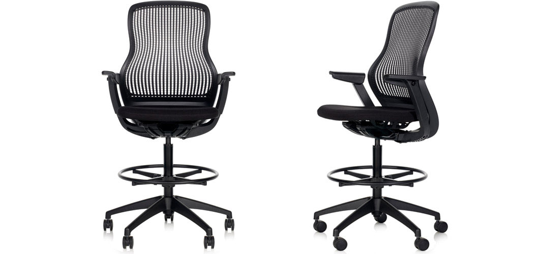 ReGeneration by Knoll Ergonomic Stool High Task Chair